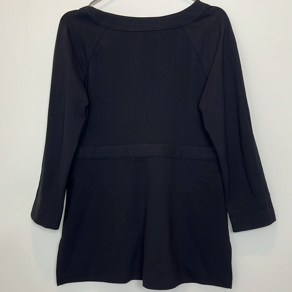 Sigrid Olsen black top size 14 - Picture 4 of 8